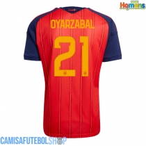 Camisa de time de futebol Espanha Mikel Oyarzabal #21 Replicas 1º Equipamento Mundo 2026 Manga Curta
